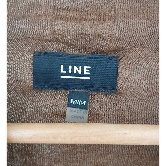 Line The Label Cowl Neck Cashmere Blend Sweater Size Medium Brown Cowl Neck - Picture 5 of 9